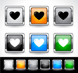 Buttons for web. Vector.