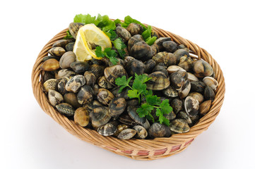 Vongole nel cestino