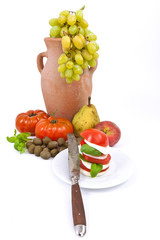 Obst - Früchte - Käse