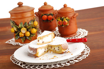 TORTA AL FORNO TAGLIATA