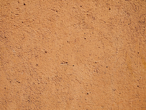Orange cement wall
