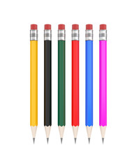 Pencils. Easy editable for you design