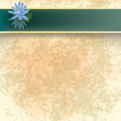 abstract grunge illustration with lotus