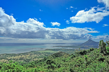 côte sud-ouest de l'île Maurice