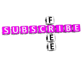 Subscribe Free Crossword