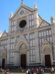 Naklejka premium Church of Santa Croce, Florence, Italy