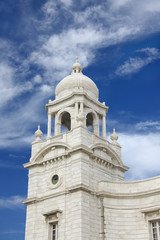 Fototapeta na wymiar Minaret Victoria Memorial Hall, patrząc w kierunku północy