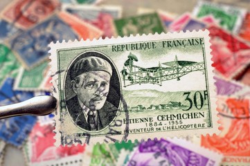 timbres - Etienne Oehmichen - philatélie France