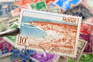 timbres - Royan - philatélie France