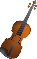 Fototapeta na wymiar violin illustration