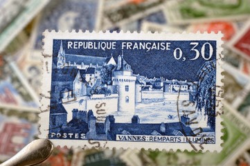 timbres - Vannes : Remparts Illuminés - philatélie France