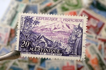 timbres - Martinique - philatélie France