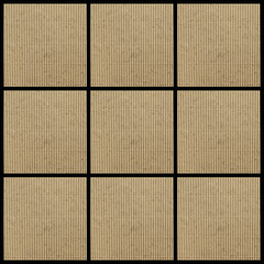 corrugated  paper checkered composition