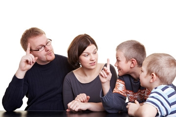 Demokratische Abstimmung in der Familie