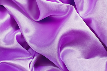 iron on the satin fabric background