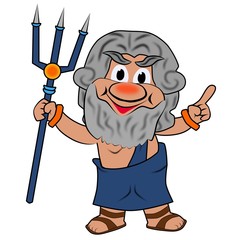 antiker Gott, Neptun © Winne