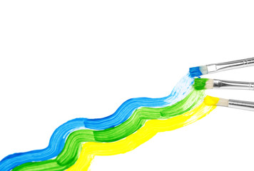 Colorful waves background