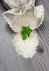 Rice in a bag