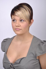 Fototapeta premium beautiful 20 something year old female portrait