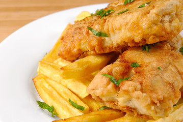 Fried fish and chips