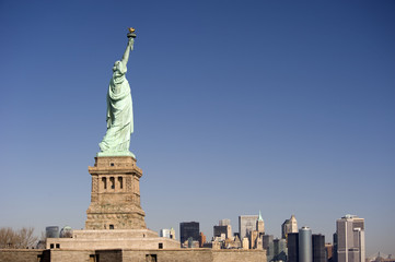 Fototapeta na wymiar Statue of Liberty, New York, NY