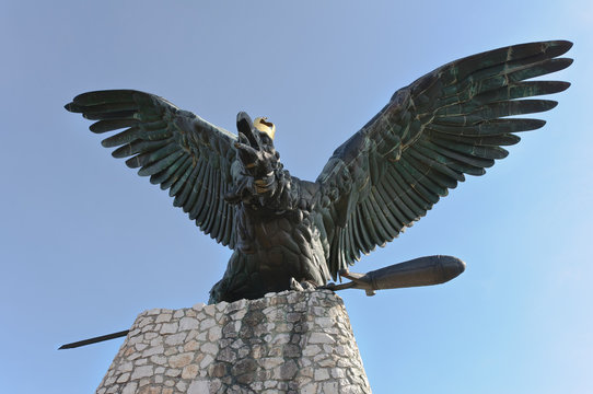 Turul statue of Tatabanya