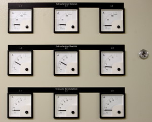 Energieverbrauch analoge Anzeige 