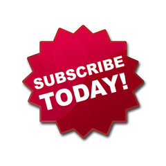 Estrella brillante texto SUBSCRIBE TODAY!