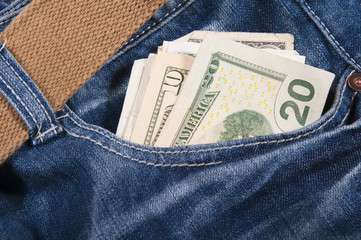 Jeans and Money.