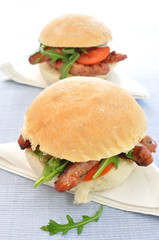 Sausage sandwich