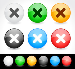 Buttons for web. Vector.