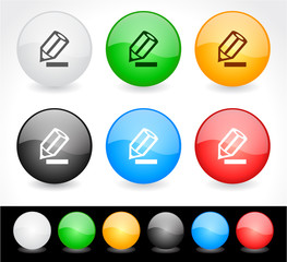 Buttons for web. Vector.