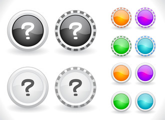 Buttons for web. Vector.