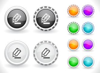 Buttons for web. Vector.