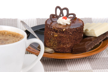 coffee with cake