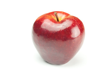 Obraz na płótnie Canvas beautiful mellow juicy apple isolated on white