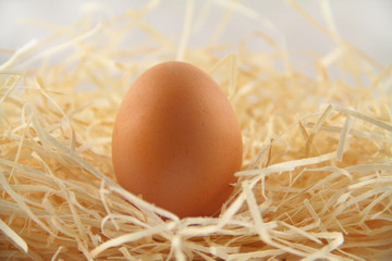 Ei im Stroh