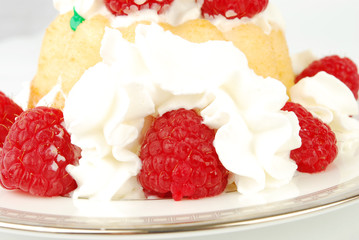 Raspberry  dessert