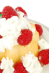 Raspberry  dessert