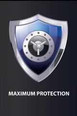 Shield Protection Icon illustration 