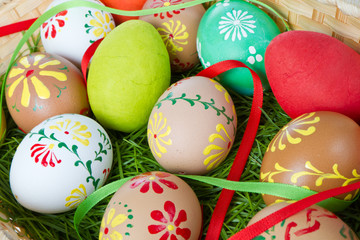painted easter eggs