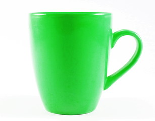green mug
