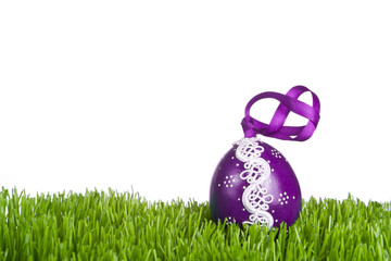 easter egg in grass