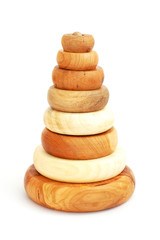 Wooden ring stack