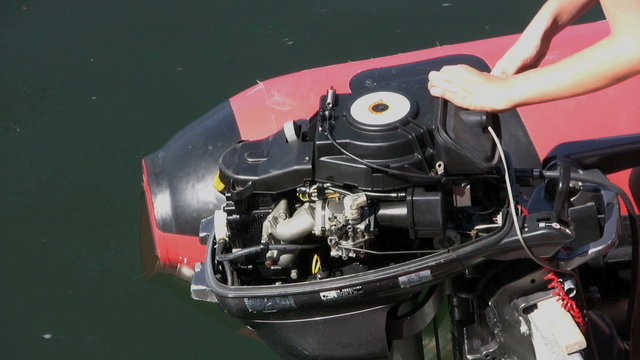 Fixing An Outboard Motor