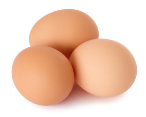 Fototapeta na wymiar three eggs
