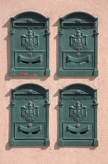 Vintage mailboxes