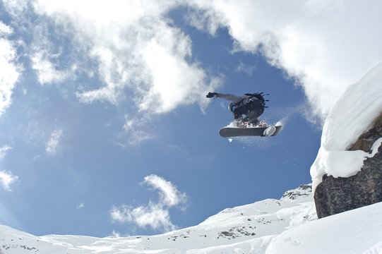 spektakulär snowboarden