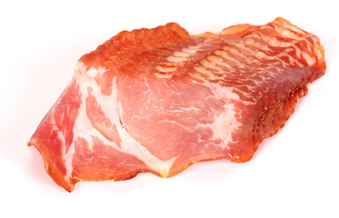 Slices of ham isolated