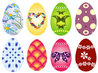 Collection Easter`s eggs